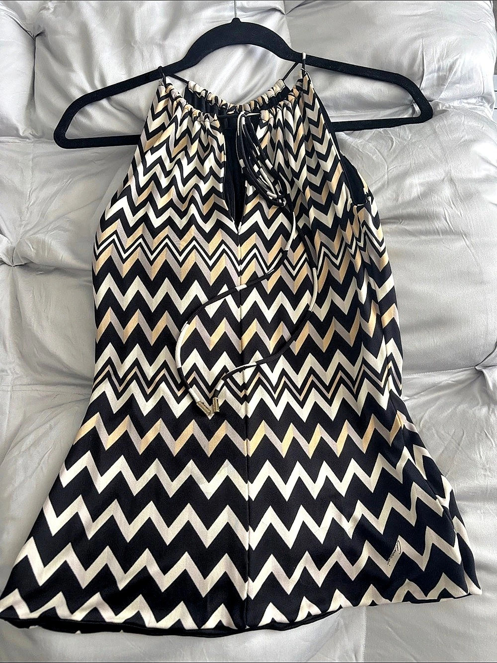 Gucci 2005 Archival Chevron
Halter Top by Alessandra Facchinetti